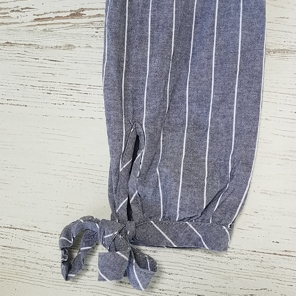 BP Chambray Striped Off Shoulder Top - Picture 2 of 5